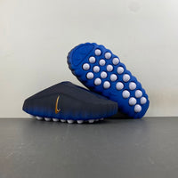 Slides, Blue Black Colorway, Slip On Design, Casual Gift for Shoe Lovers