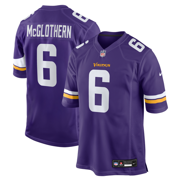 Minnesota Vikings Dwight McGlothern Purple Team Game Jersey