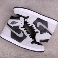 High Top Sneakers, Gray Colorway, Lace Up Design, Casual Gift for Sneaker Fans