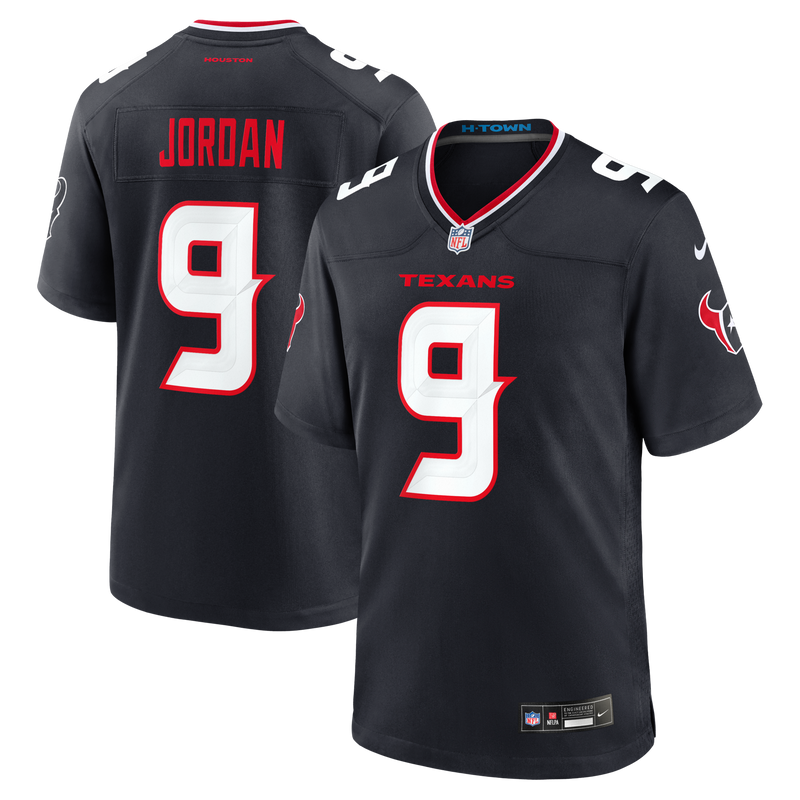 Houston Texans Brevin Jordan Navy Team Game Jersey