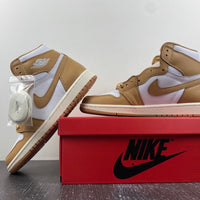 High Top Sneakers, Brown White Colorway, Lace Up Design, Casual Gift for Sneaker Fans