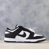 Sneakers, White Black Colorway, Lace Up Design, Casual Gift for Sneaker Fans