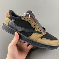 Low Top Sneakers, Black Brown Colorway, Reverse Hook Design, Lace Up Design, Casual Gift for Sneaker Fans