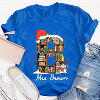 Custom Name Holiday T-Shirt, Personalized Christmas Shirt, Matching Family Xmas Tee, Festive Winter Holiday Graphic Shirt