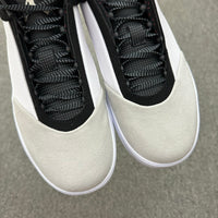 Low Top Basketball Shoes, White Black Gray Colorway, Lace Up Design, Casual Gift for Shoe Lovers