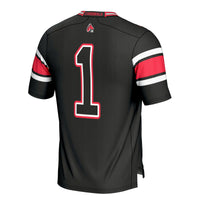 #1 Ball State Cardinals Football Jersey - Black