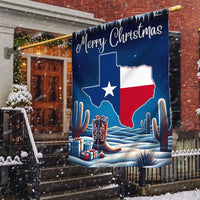 Lone Star Holiday Yard Flag, Texas Merry Christmas Y'all Garden Flag, Double Sided Winter Lawn Flag, Southern Decor Present