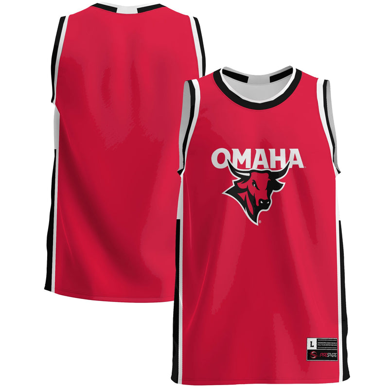 Nebraska Omaha Mavericks Lightweight Basketball Jersey - Red