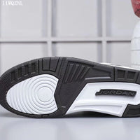 Sneakers, White Black Colorway, Lace Up Design, Casual Gift for Sneaker Fans