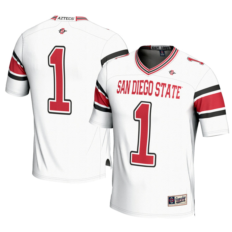 #1 San Diego State Aztecs Football Jersey - Cardinal