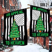 Pine Tree Stars Yard Flag, Appeal to Heaven Christmas Garden Flag, Double Sided Patriotic Holiday Lawn Flag, Winter Decor
