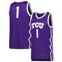 TCU Horned Frogs Replica Basketball Jersey - Purple