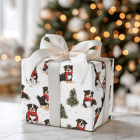 Aussie Christmas Gift Wrap, Australian Shepherd Wrapping Paper, Winter Dog Present Paper, Australian Shepherd Gift Wrap, Dog Lover Holiday