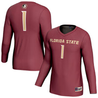 #1 Florida State Seminoles Collegiate Volleyball Fashion Jersey - Garnet
