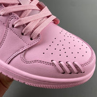 Low Top Sneakers, Pink Gold Colorway, Lace Up Design, Casual Gift for Sneaker Fans