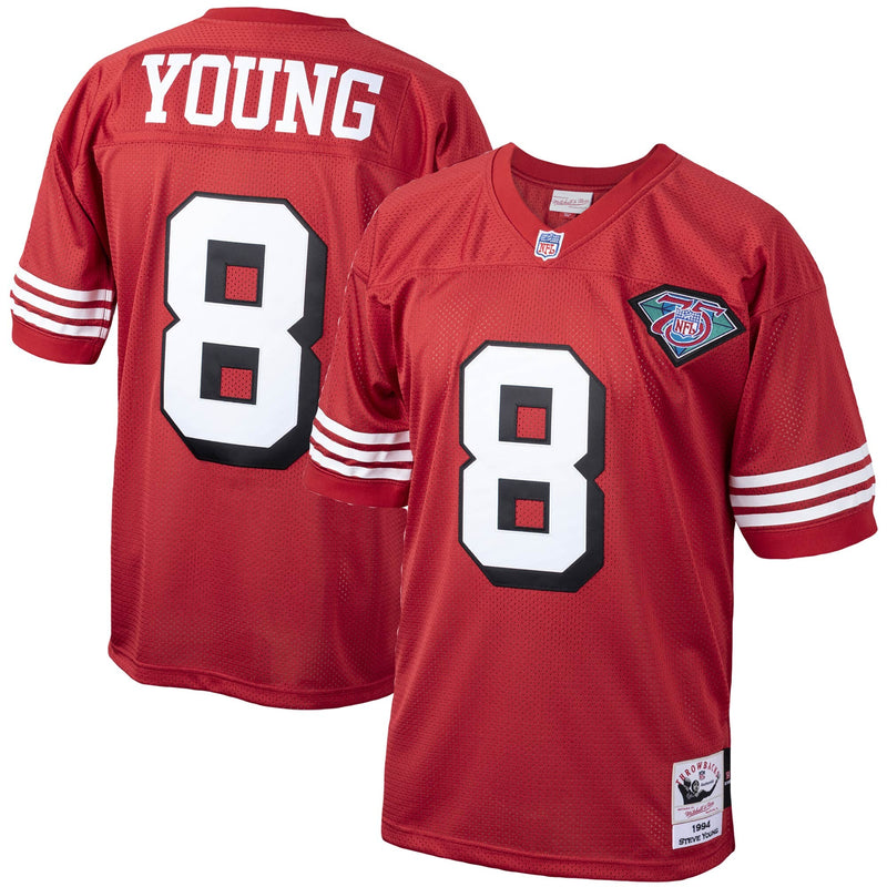 San Francisco 49ers 1994 Steve Young Scarlet Authentic Throwback Retired Player Jersey