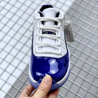 Low Top Sneakers, Blue White Colorway, Lace Up Design, Casual Gift for Sneaker Fans