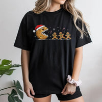 Humorous Holiday Cookie Graphic Shirt, Gingerbread Man Christmas T-Shirt, Adorable Xmas Cookie Tee, Winter Holiday Shirt, Gamer Holiday Present Idea