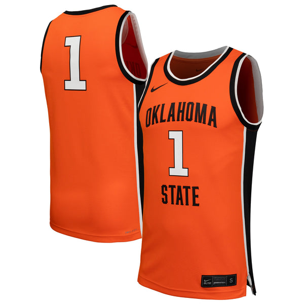 #1 Oklahoma State Cowboys Replica Basketball Jersey - Orange