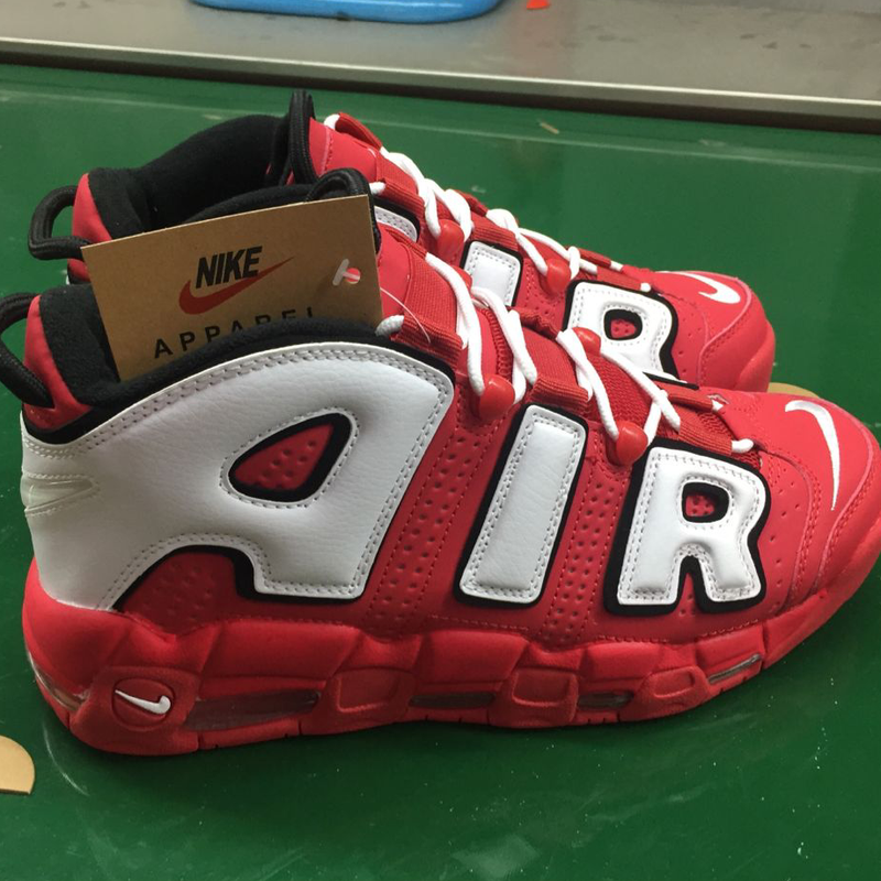 Sneakers, White Black Red Colorway, Lace Up Design, Casual Gift for Sneaker Fans