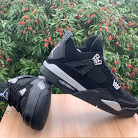 Mid Top Sneakers, Black White Colorway, Lace Up Design, Casual Gift for Sneaker Fans