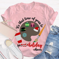 Tis the Season Festive Shirt, Holiday Cheer Christmas T-Shirt, Winter Holiday Graphic Tee, Adorable Christmas Vacation Unisex Present Shirt