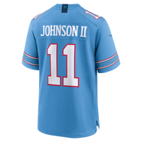 Tennessee Titans Jermaine Johnson II Light Blue Team Game Jersey