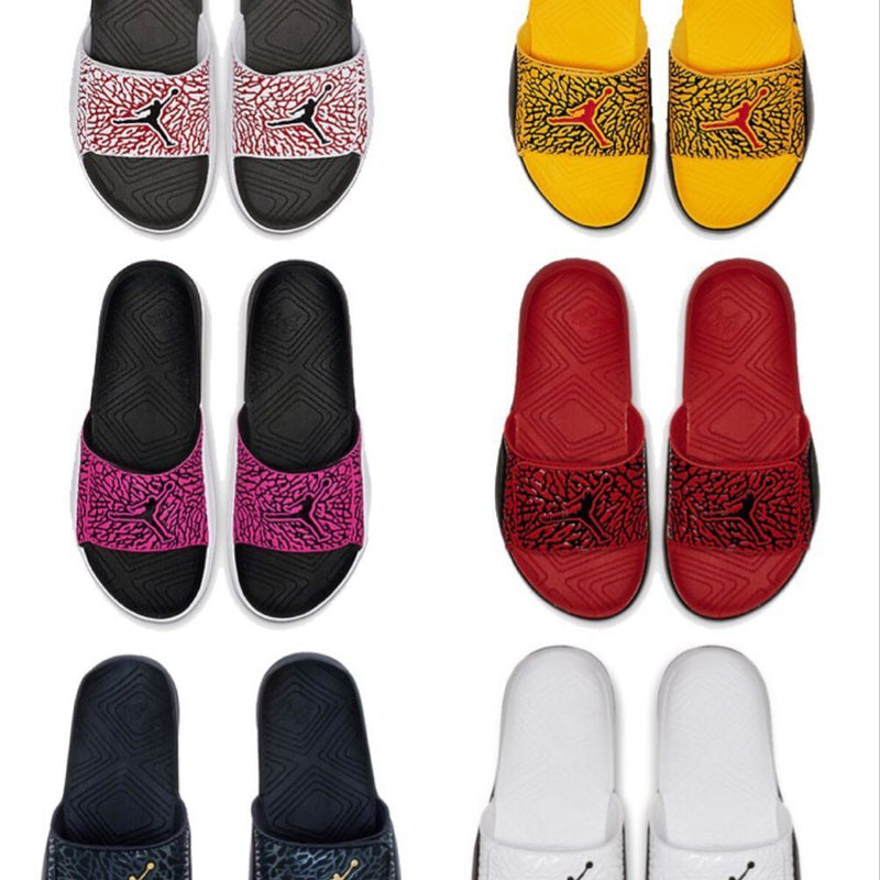 Slides, Multiple Colorways, Cracked Pattern, Casual Gift for Shoe Lovers