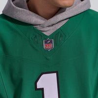 Philadelphia Eagles Jalen Hurts Kelly Green Alternate Elite Jersey