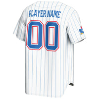 Kansas Jayhawks NIL Pick-A-Player Lightweight Baseball Jersey - White