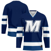 Monmouth Hawks Hockey Jersey - Navy