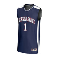 #1 Jackson State Tigers Lightweight Basketball Fashion Jersey - Royal