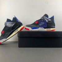 Low Top Sneakers, Blue Black Red Colorway, Lace Up Design, Casual Gift for Sneaker Fans