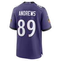Baltimore Ravens Mark Andrews Purple Team Game Jersey
