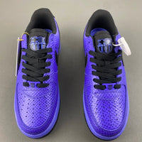 Low Top Sneakers, Black Purple Colorway, Lace Up Design, Casual Gift for Sneaker Fans