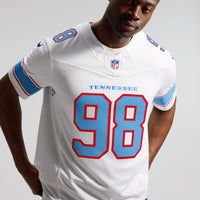 Tennessee Titans Jeffery Simmons White Stitched Limited Jersey