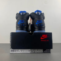 Low Top Sneakers, Blue Black Colorway, Lace Up Design, Casual Gift for Sneaker Fans