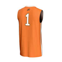 #1 Florida A&M Rattlers Lightweight Collegiate Basketball Fashion Jersey - Orange