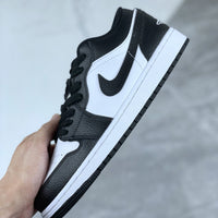 Low Top Sneakers, White Black Colorway, Lace Up Design, Casual Gift for Sneaker Fans