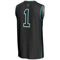 #1 Coastal Carolina Chanticleers Lightweight Basketball Jersey - Black