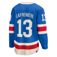 New York Rangers Alexis Lafreniere Blue Centennial Breakaway Jersey