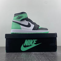 High Top Sneakers, Green Colorway, Glow in the Dark Detail, Lace Up Design, Casual Gift for Sneaker Fans