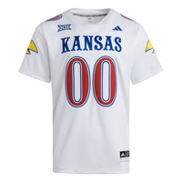 #00 Kansas Jayhawks Premier Strategy Jersey - White
