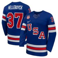 Connor Hellebuyck Royal US Hockey 2026 Home Replica Jersey