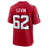Atlanta Falcons Corey Levin Red Team Game Jersey