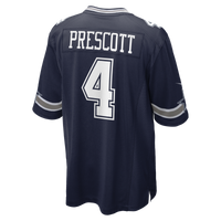 Dallas Cowboys Dak Prescott Navy Game Team Jersey