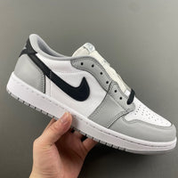 Low Top Sneakers, White Black Gray Colorway, Lace Up Design, Casual Gift for Sneaker Fans