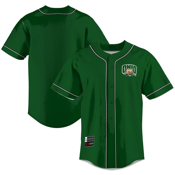 Ohio Bobcats Lightweight Baseball Jersey - Green