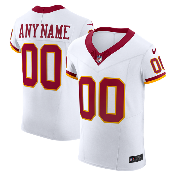 Washington Commanders White Elite Custom Jersey