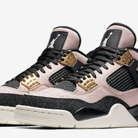 Sneakers, White Black Pink Gold Colorway, Lace Up Design, Casual Gift for Sneaker Fans